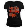 WITCHES BREW WINE T SHIRT FUNNY HALLOWEEN DRINKING