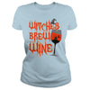 WITCHES BREW WINE T SHIRT FUNNY HALLOWEEN DRINKING