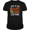 THIS IS MY SCARY WINE COSTUME T SHIRT HALLOWEEN SHIRT