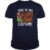 THIS IS MY SCARY WINE COSTUME T SHIRT HALLOWEEN SHIRT