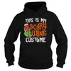THIS IS MY SCARY WINE COSTUME T SHIRT HALLOWEEN SHIRT