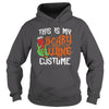 THIS IS MY SCARY WINE COSTUME T SHIRT HALLOWEEN SHIRT