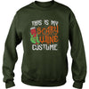 THIS IS MY SCARY WINE COSTUME T SHIRT HALLOWEEN SHIRT