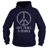 GIVE PEACE A CHANCE TEE FOR HIPPIES BOOMERS & MILLENNIALS