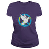HAPPY INTERNATIONAL PEACE DAY WITH BIRD & EARTH T-SHIRT