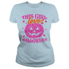 THIS GIRL LOVES HALLOWEEN T SHIRT (PINK)