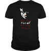 RED BALLOON WE ALL FLOAT DOWN CLOWN HORROR HALLOWEEN T-SHIRT