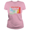 STAR A WARS PERIODIC TABLE OF ELEMENTS GRAPHIC T-SHIRT