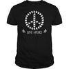 FLOWER PEACE SYMBOL T SHIRTS GIFT FOR PEACE DAY