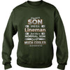 BeeTee I Have A Much Cooler Lineman Son Funny TShirt