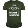 Team HEIDEL Lifetime Member Legend Name TShirts