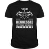 Team HENNESSEE Lifetime Member Legend Name TShirts