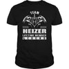 Team HEIZER Lifetime Member Legend Name TShirts