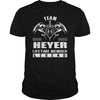 Team HEYER Lifetime Member Legend Name TShirts
