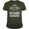 Team HEYLIGER Lifetime Member Legend Name TShirts