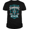 NOVACEKGuysTee NOVACEK I was born with my heart on sleeve a fire in soul and a mounth cant control. 100% Designed Shipped and Printed in the U.S.A.