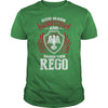 If you are a REGO then this shirt is for you! Whether you were born into it or were lucky enough to marry in show your pride by getting this shirt today. Makes a perfect gift!