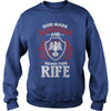 If you are a RIFE then this shirt is for you! Whether you were born into it or were lucky enough to marry in show your pride by getting this shirt today. Makes a perfect gift!