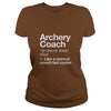 Archery Coach Funny Definition T-shirt