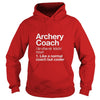 Archery Coach Funny Definition T-shirt