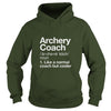 Archery Coach Funny Definition T-shirt