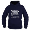 Archery Coach Funny Definition T-shirt