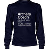 Archery Coach Funny Definition T-shirt