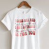 GiftyGifts Middle One for You Cheeky Rhyme T-Shirt