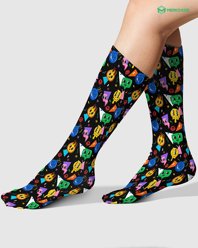 All-over Print Socks_Serena