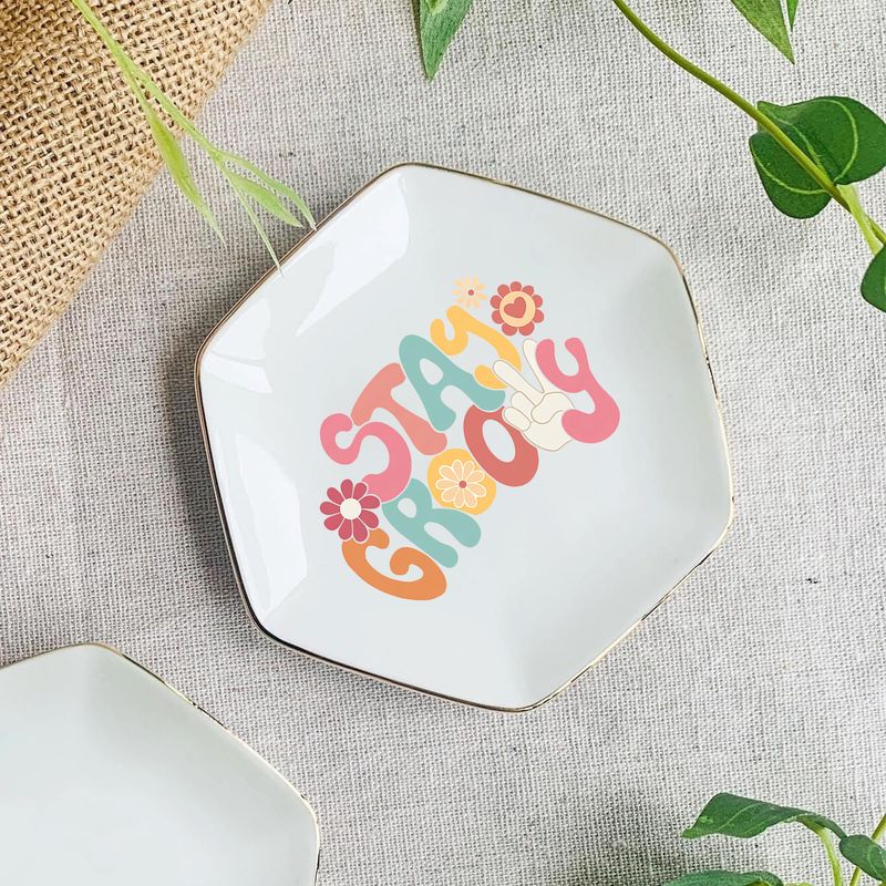 Ceramic Jewelry Tray real