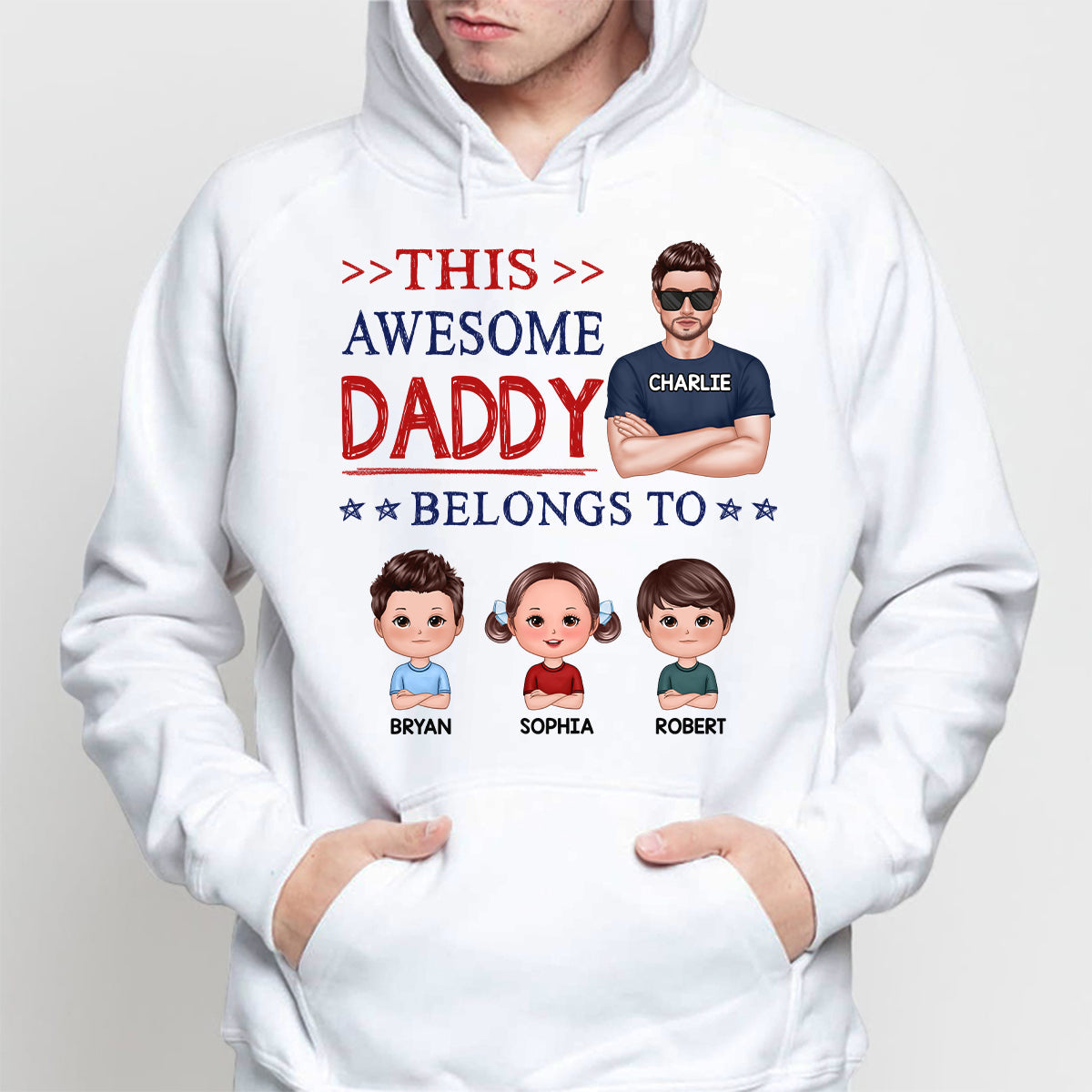 IMAGE_This Awesome Daddy Grandpa Belongs To Doll Cute Kids Personalized Shirt