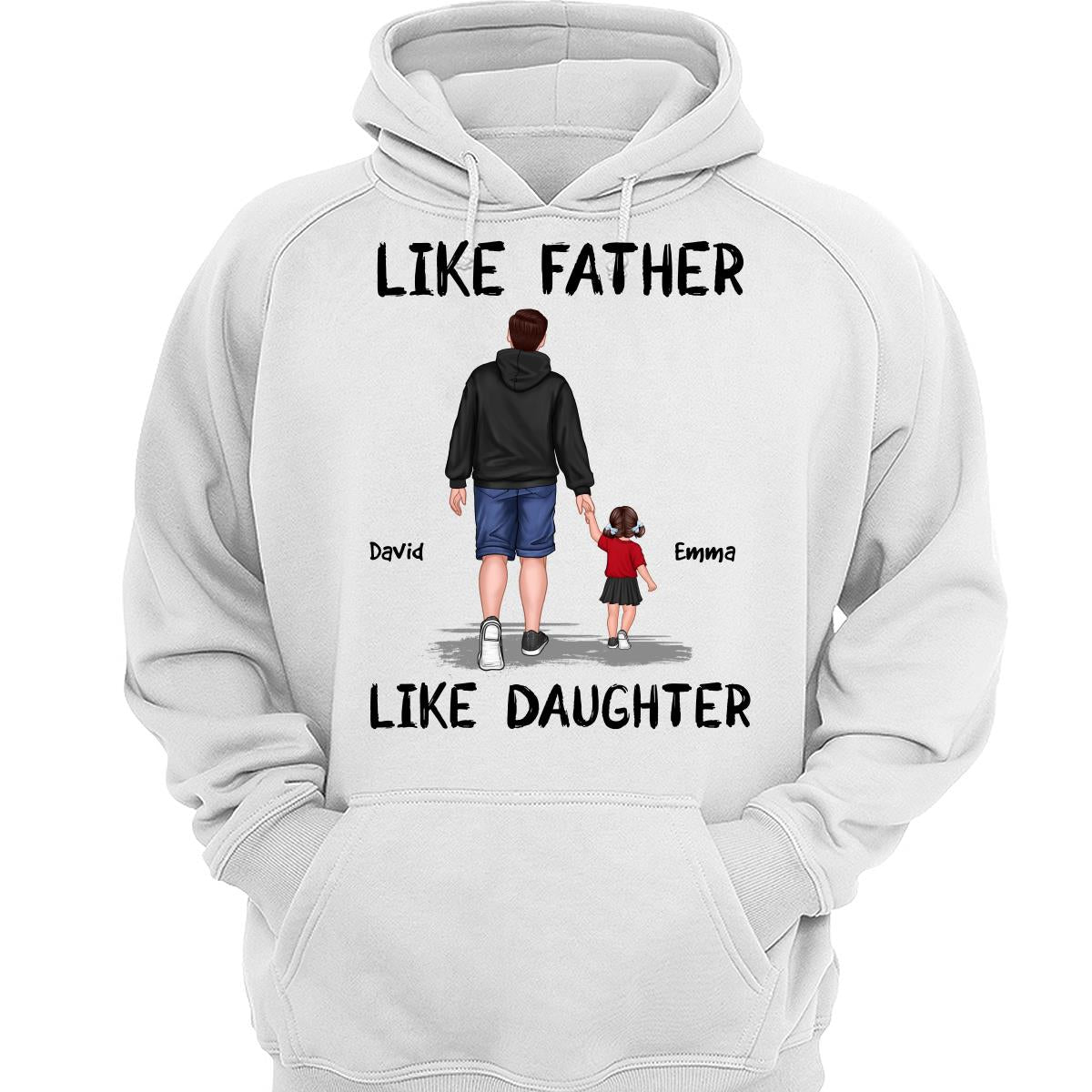 Like Father Like Son Like Daughter Walking Personalized Shirt