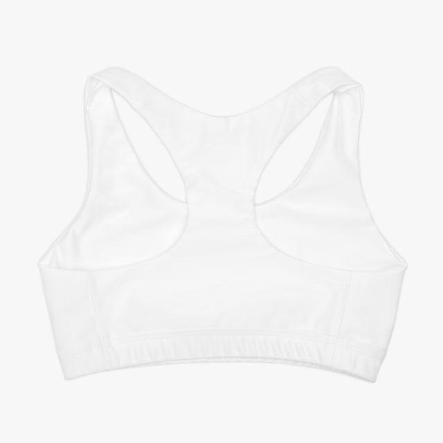 Girls' Double Lined Seamless Sports Bra (AOP)-PCM