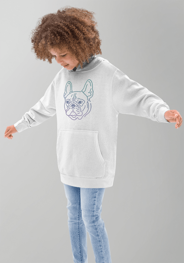 New_P_Kids Fleece Hoodie | Cotton Heritage Y2550 | DTG printing