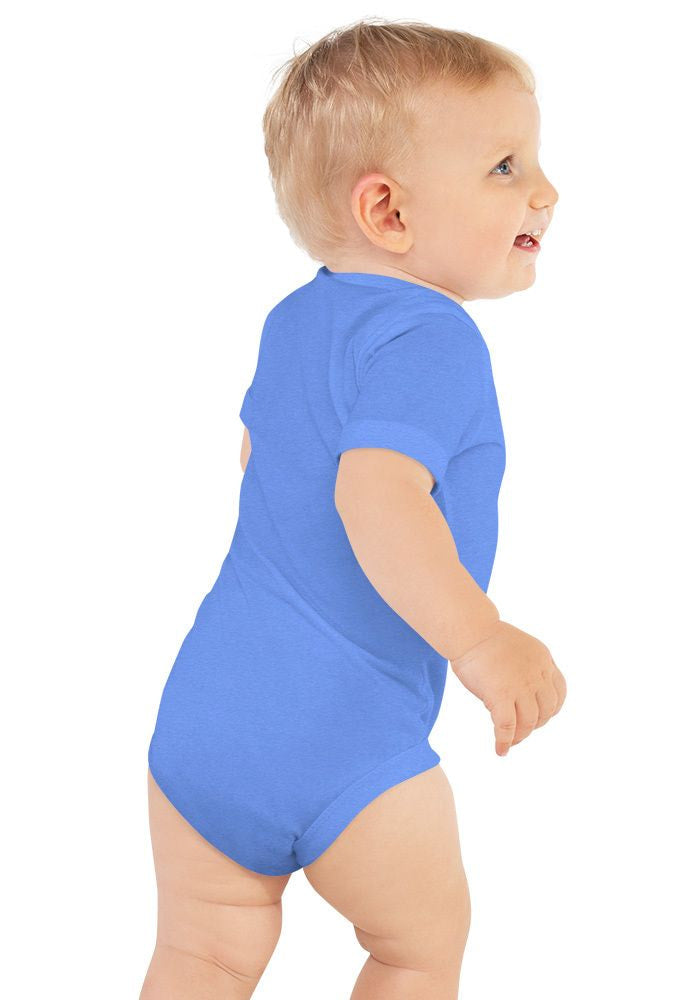New_P_Baby Short Sleeve One Piece | Bella + Canvas 100B | DTG printing