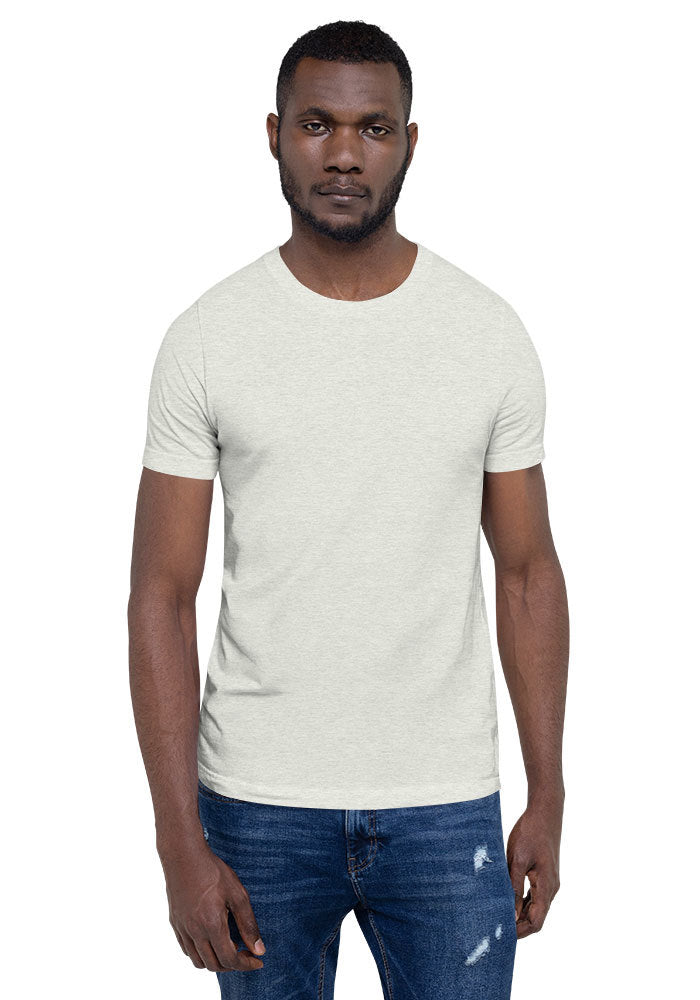 No back in_Unisex Staple T-Shirt | Bella + Canvas 3001 | DTG printing