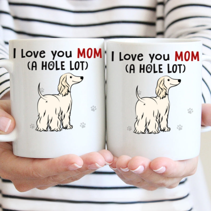 Dog Wiggle Butts Love You Hold Lot Personalized Coffee Mug