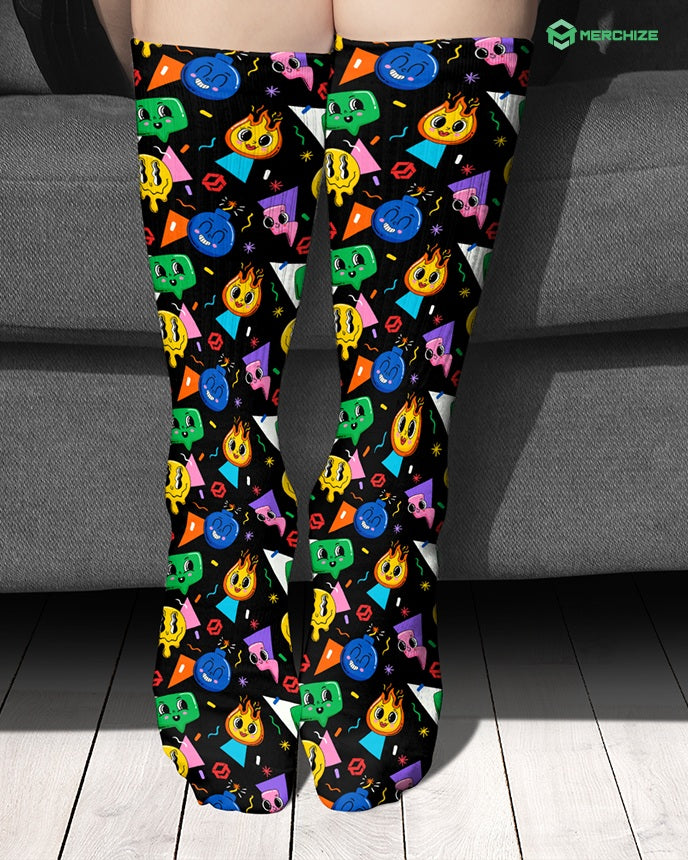 Copy of 2 All-over Print Socks_Serena