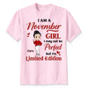 [App Customall] Birth Month Cute Chibi Girl Limited Edition Personalized Shirt