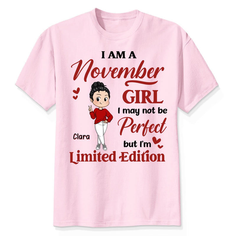 [App Customall] Birth Month Cute Chibi Girl Limited Edition Personalized Shirt
