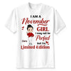 [App Customall] Birth Month Cute Chibi Girl Limited Edition Personalized Shirt
