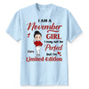 [App Customall] Birth Month Cute Chibi Girl Limited Edition Personalized Shirt
