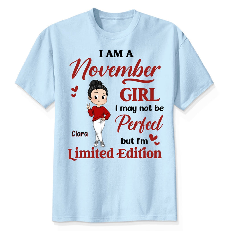[App Customall] Birth Month Cute Chibi Girl Limited Edition Personalized Shirt