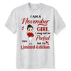 [App Customall] Birth Month Cute Chibi Girl Limited Edition Personalized Shirt