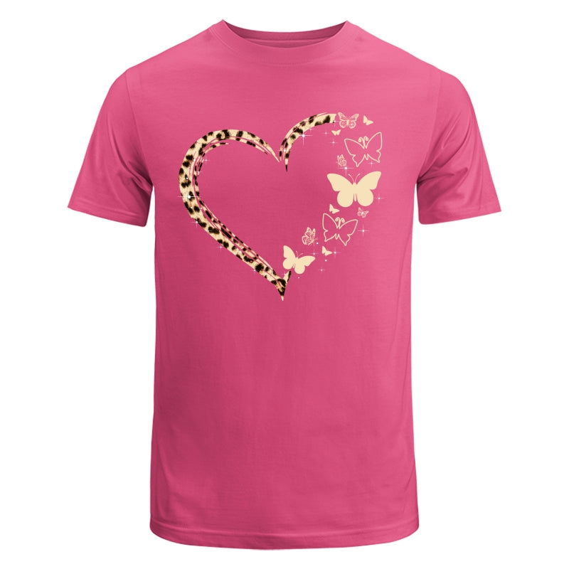 Leopard Mom Grandma Heart Personalized Shirt