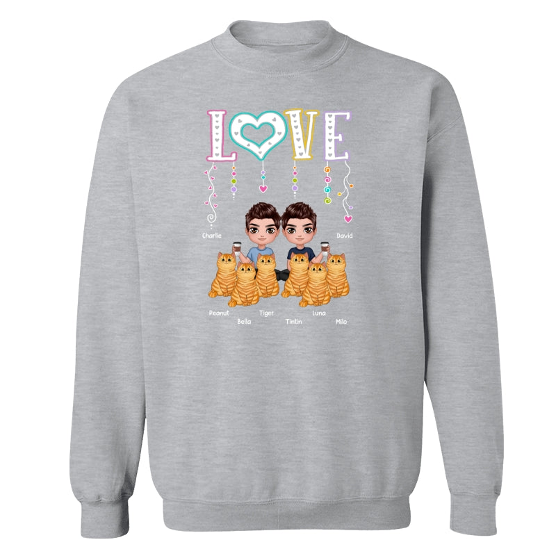 Sweatshirt (White, Ash, Light Pink, Light Blue, Gold)