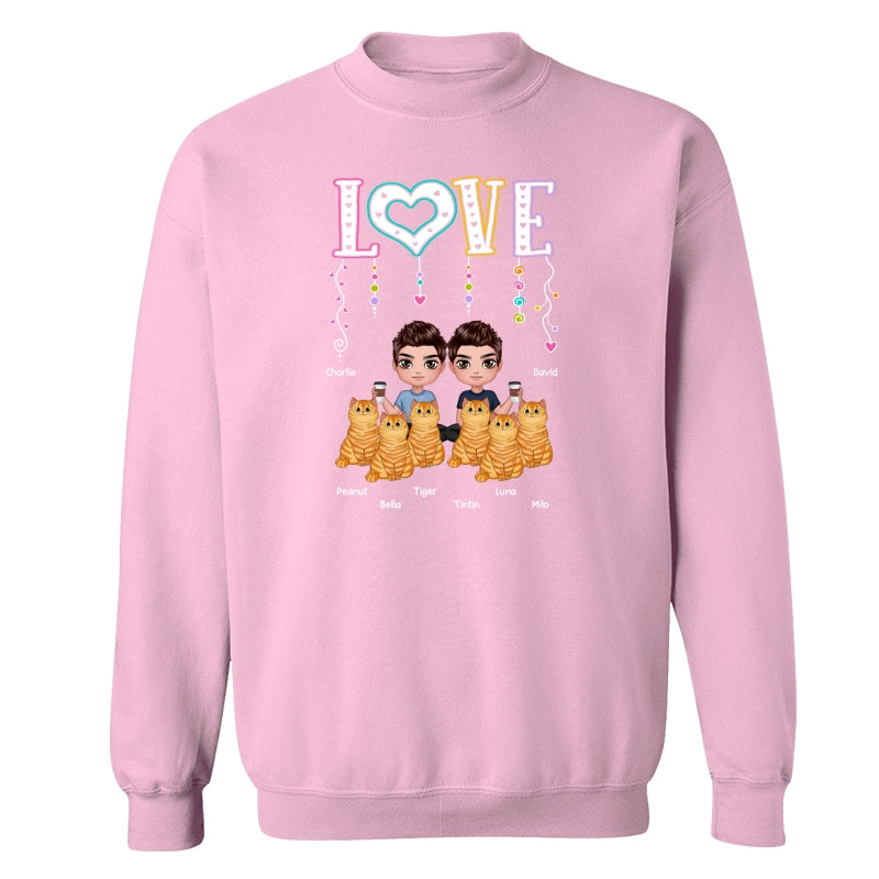 Sweatshirt (White, Ash, Light Pink, Light Blue, Gold)