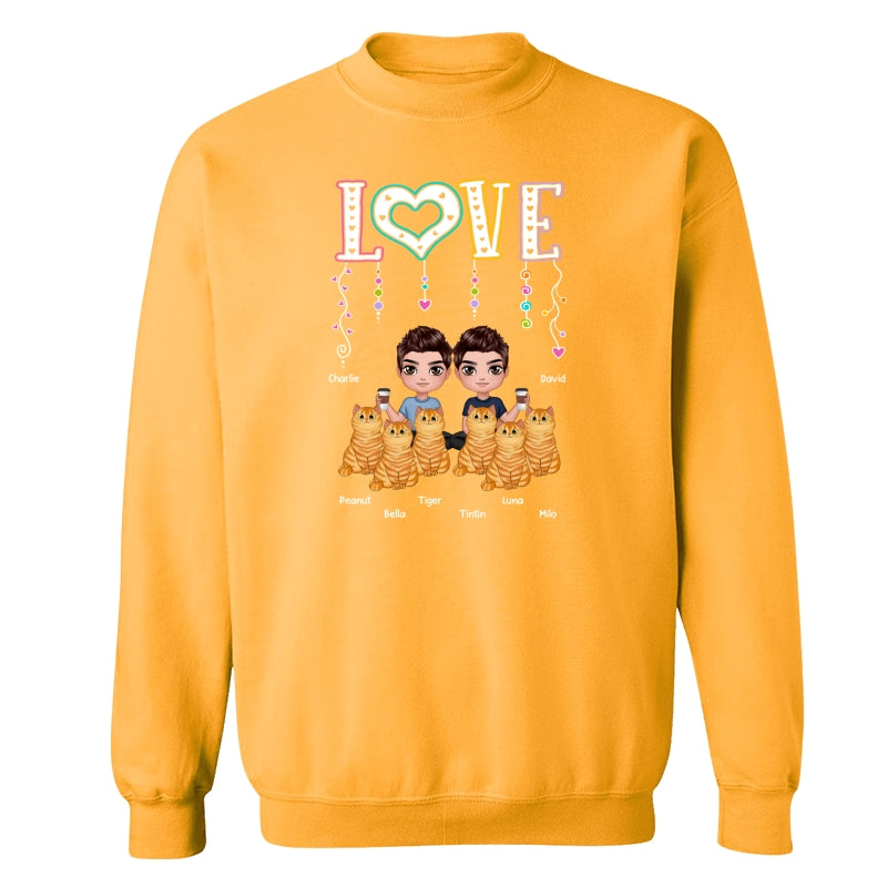 Sweatshirt (White, Ash, Light Pink, Light Blue, Gold)