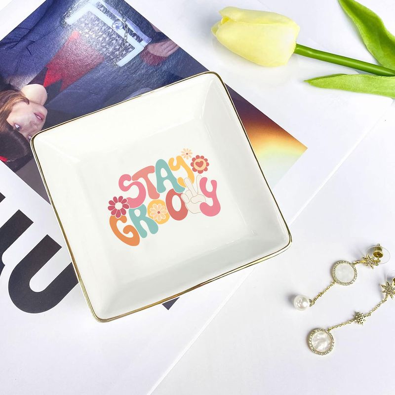 Ceramic Jewelry Tray real