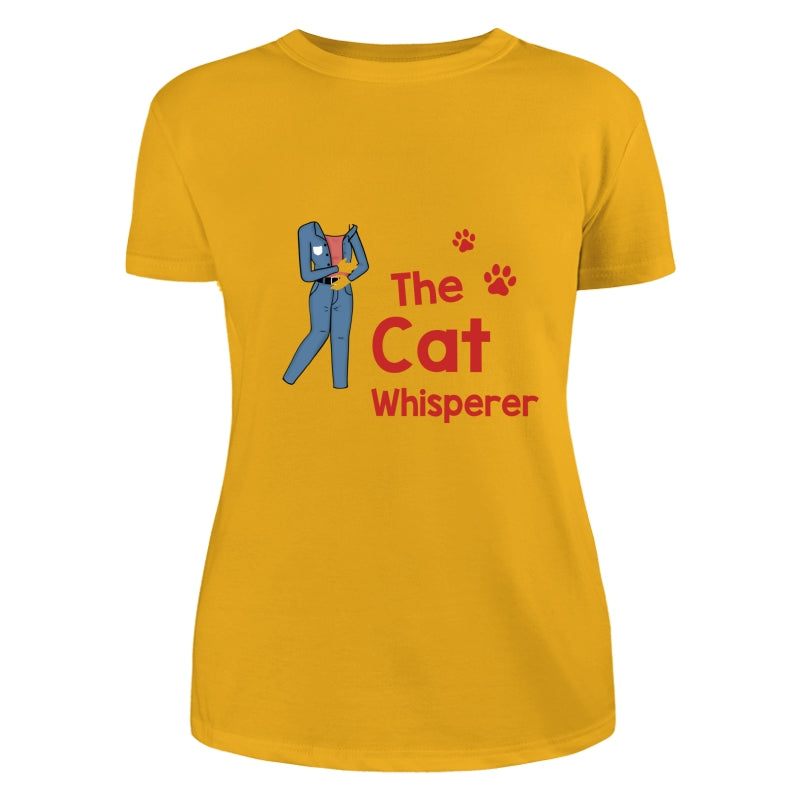 The Cat Whisperer Woman and Funny Cat Personalized Shirt